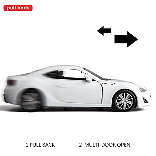 Modelo de coche Toyota 86 RMZ City 1:36 blanco miniatura 3