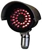UniquExceptional UDC4silver Fake Security Camera with 30 Illuminating LEDs (Silver)