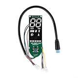 Écran d'affichage de rechange pour scooter électrique Ninebot F30 et F40 avec transfert de données sans fil et panneau de bord transparent facile à lire (vert)