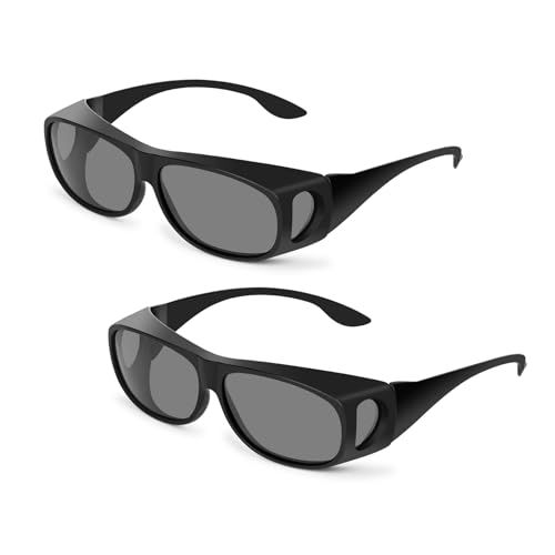 ZIUYH Hydroponic Indoor Grow Room Glasses (2-Pack), LED Grow Light Glasses for Eye Protection in Greenhouse & Vertical Farming