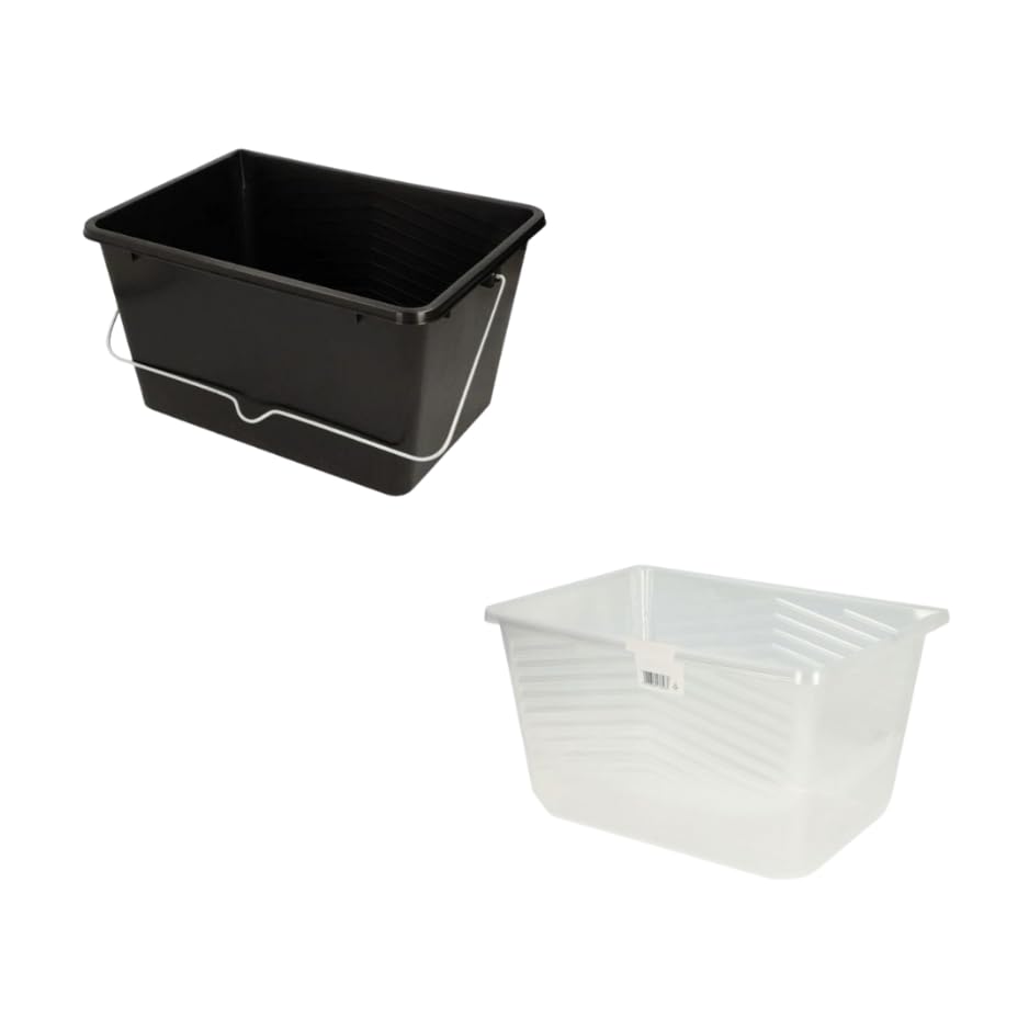 Go!Paint Lot de 5 plateaux à rouleaux économiques 12 l + 12 sacs