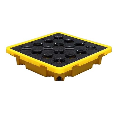 Palette de grille de capacité empilable pour rétention de déversements chimiques 60x60cm