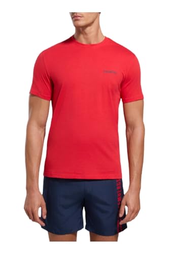 T-shirt Bikkembergs homme coton col rond top imprimé dos mode sportswear chic