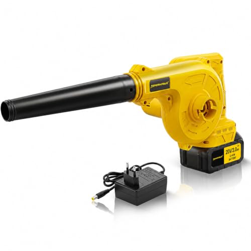 Image of TOMAHAWK TCB-20A 20V Cordless Air Blower (No Battery & Charger) | 20,000 RPM | 150 km /h Air Speed | 125 CFM Air Flow | 100% Copper Motor | Compact Electric Blower for Cleaning Home, Car & Workshop