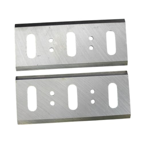 2Pcs Electric Planer Blades, Alloy Double Edged Replacement Blades for Woodworking Tools, 3.53 x 1.52 Inches
