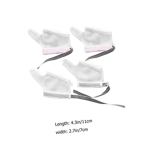 Sosoport 2pairs Mitts Stop Sucking Thumb Sucking Gloves for Boys and Girls Boy Girl Soft Breathable2