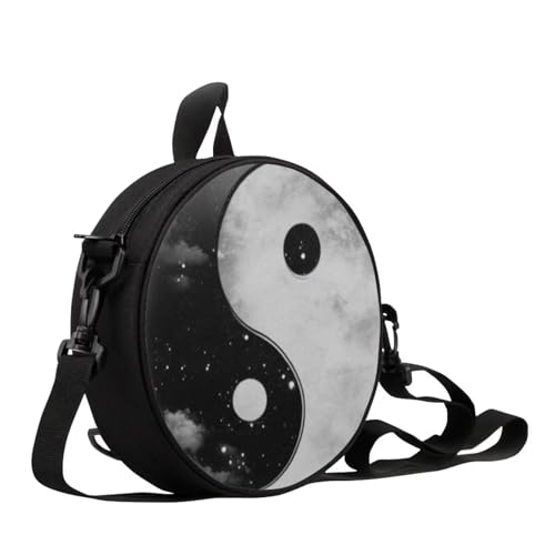 Image of Women Novelty Round Clock Shape Zippered Clock Purses for Women Tote Handbag Shoulder Bag, Gift for Mom Girlfriend