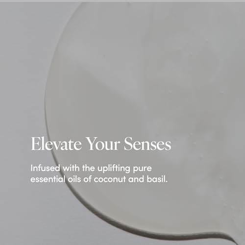 LATHER - Coconut Crème Natural Body Wash, 8 fl oz - Shower Gel Cleanser - Gentle Body Soap - Essential Oils - Coconut Oil, Aloe, Shea Butter - All Skin Types - Vegan, Cruelty Free - Beauty & Skincare