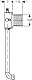 Geberit 116003001 Rohbauset Universal für Urinal-Fertigmontagesets Public