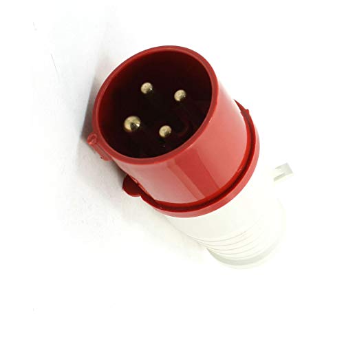 Conector Industrial Aexit IEC309-2 3 Pin + E 16A Rojo miniatura 1