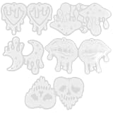 NAMOARLY 5 Tonschneider für Ohrringe aus Ton, Kunststoff, Weiß