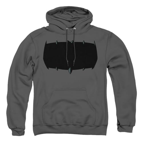 Popfunk Batman Absolute Logo Adult Pull-Over Hoodie Charcoal Medium
