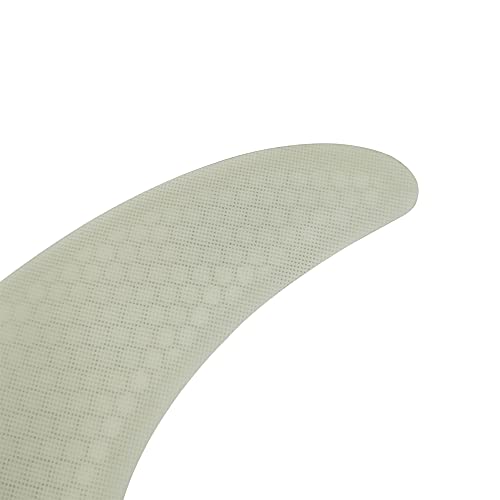 UPSURF Longboard Fins, Fiberglass+Honeycomb+Carbon, Professional Surfboard Fins (White, 8 inch) by UP SURF - Image 3
