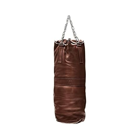 Modest Vintage Player RETRO HERITAGE BROWN LEATHER HEAVY PUNCHING BAG (UN-FILLED) (4 Foot) Cover