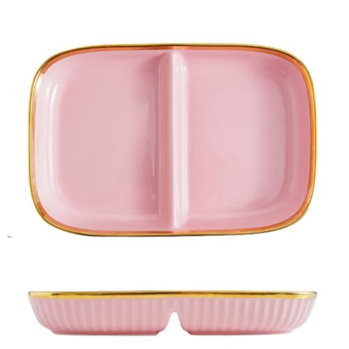 OnePines Geteilte Menüteller aus Keramik, Dessertteller Snackteller...