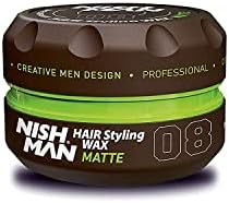 nishman Hair Styling Series (08 Matte Wax CLAY WAX, 150ml)