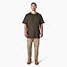 Dickies Mens Heavyweight Crew Neck Short Sleeve Tee Big-Tall T Shirt, Black Olive, 3X-Large Big Tall US