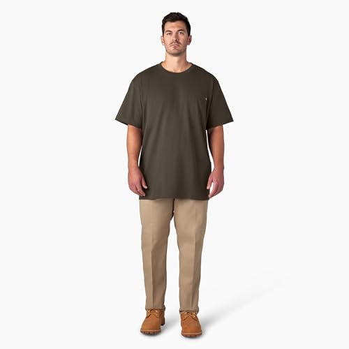 Image of Dickies Men's Heavyweight Heathered Short Sleeve Pocket T-Shirt