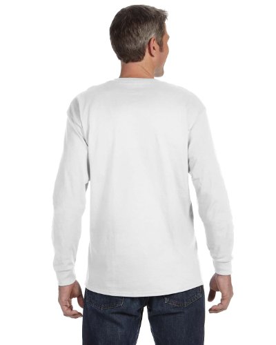 Image of Hanes Mens 6.1 oz. Tagless ComfortSoft Long-Sleeve T-Shirt (5586)