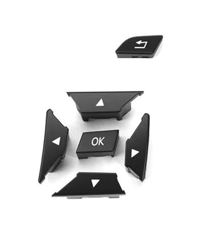 Bouton de volant pour Mercedes W204 W212 commande menu noir gauche