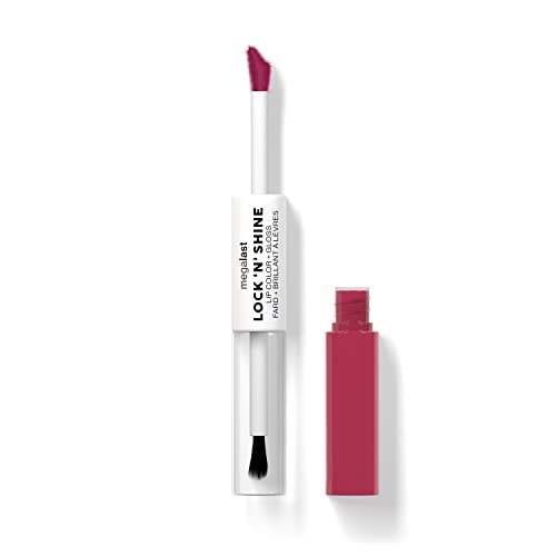 Wet n Wild Megalast Lock n' Shine, Dual-Ended Lip Color and Clear Gloss, Vitamin E and Jojoba Oil Enriched Formula, La Pink Shade - Image 3
