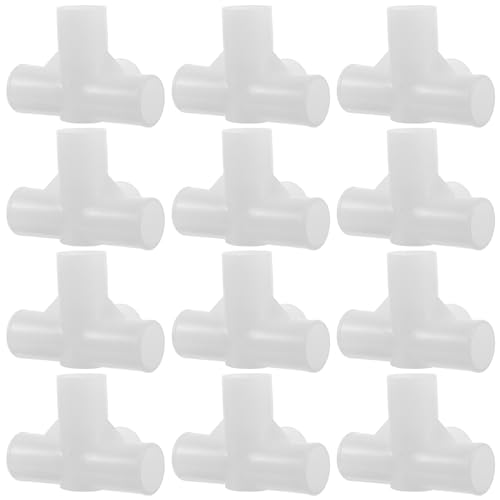 HEALEEP Conectores de Plástico 20 Piezas, Rápida y Oculta para Barra de Armario de 22 Mm para Muebles, Adecuado para y Organización de Zapateros
