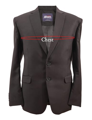 Men's Blazer (US, Numeric, 42, Regular, Regular, Black)4