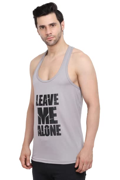 Image of MASCARI Men's Regular Sleeveless Polyester Vest | Anti-Microbial | Anti Odor, Breath tech Super Soft & Comfort Fit Gym Vest for Workout MASCARI P