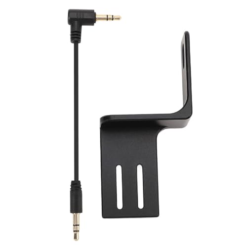 Mtlavishness Action Camera Mic Extension Mount Aluminium ALLIAM Came Microphone Porte-caméra Externe avec câble pour la caméra Sportive panoramique X4