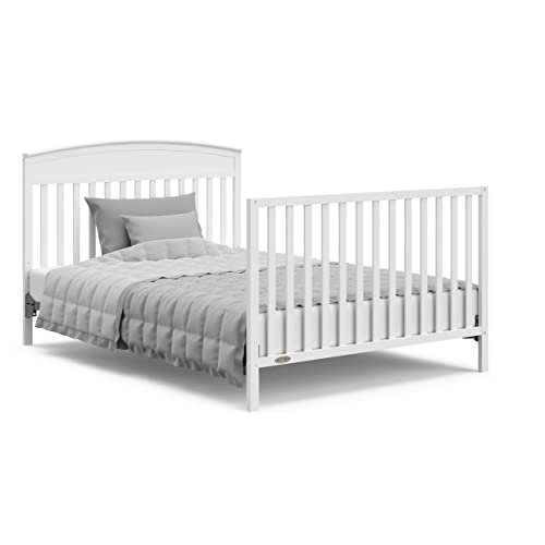 Graco 04530-211 Benton 5-In-1 Convertible Crib (White) – Greenguard Gold Certified, Converts From Baby Crib To Toddler Bed, Daybed And Full-Size Bed thumb #11