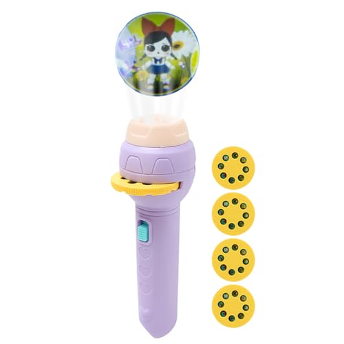 Projector Torch - Projecteur à motif animal - Lampe de poche portable pour - Lampe de projection créative pour l'extérieur, jeu de Pâques, anniversaire, fête, camping, veilleuse, spectacle de