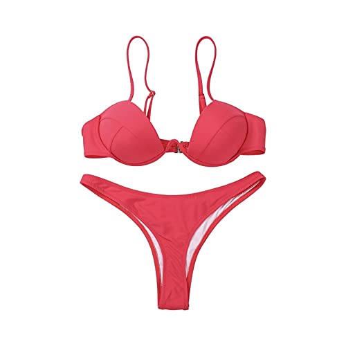 Biquini feminino Sexy push up unpadded brasileiro biquíni conjunto mulheres bandagem biquíni conjunt