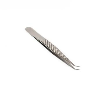 Pince extension de cils volume russe isolation courbée en acier de précision