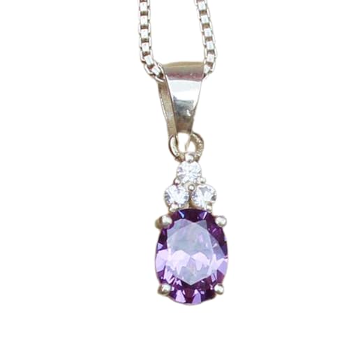 Kunzite naturelle pendentif anti stress collier argent 925 bien être