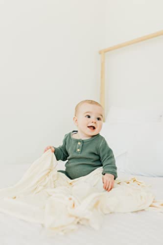 Image of Copper Pearl Swaddle Blankets for Newborns | Soft Stretchy Receiving Blankets for Boys and Girls | Large 46 x 46 Inch Baby Blankets | Lightweight and Breathable Swaddles | Yuma