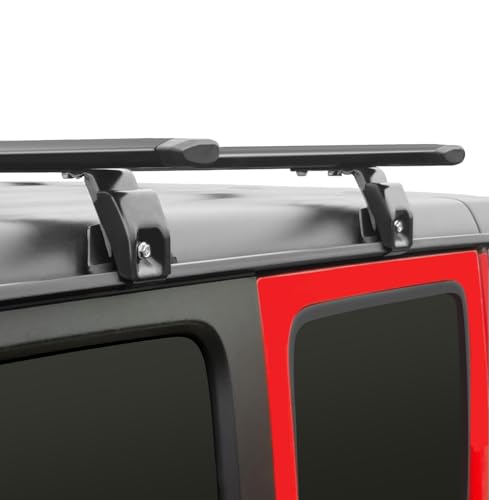 Wonderdriver Heavy Duty 330lb Roof Rack Cross Bars Compatible with Jeep Wrangler JK JL Gladiator JT...