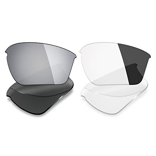 Image of Mryok 2 Pair Polarized Replacement Lenses for Oakley Half Jacket 2.0 XL Sunglass - Options
