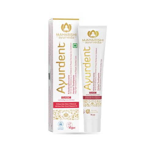 Maharishi Ayurveda Ayurdent Classic Toothpaste|Unique Saliva Bala...