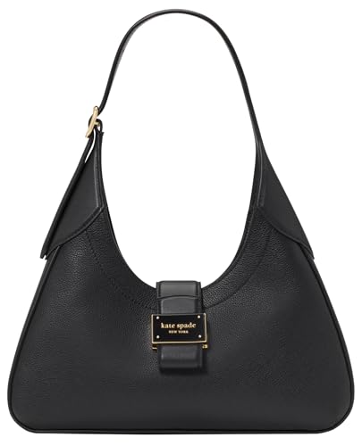 kate spade new york Nouveau Pebbled Leather Small Shoulder Bag Black