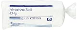 U.S. Cotton Absorbent Cotton Roll, 454g (Pack of 2)