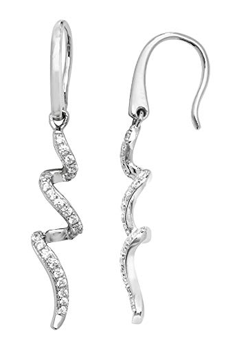 Boucles d'oreilles femme argent fin 925 zirconium cadeau idéal WJS22900
