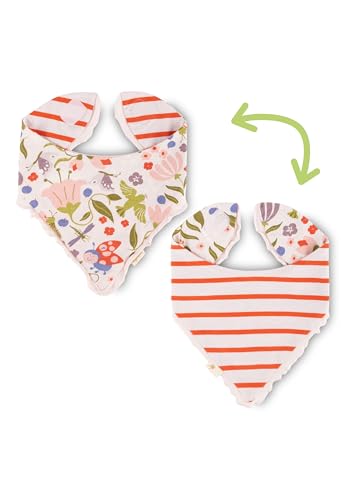 Sigikid Wendehalstuch für Baby Mädchen, beidseitig tragbar, Bio-Baumwolle