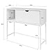 SoBuy FSB21-W Mesa de Entrada Recibidor Mesa de Consola con Cajón 92...