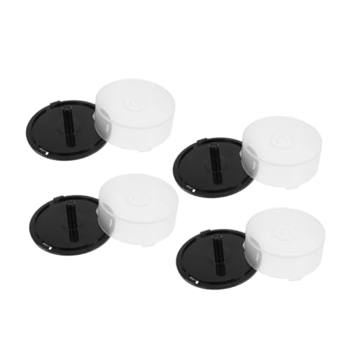 DECOMELODY 4 Piezas Cubo de Almacenamiento para Dvd y Cd Unidades Contenedor Plástico Vacío para Discos Resistente y Duradero Diseño Portátil para Viaje y Hogar