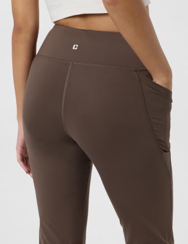Image of Enamor High Rise Full Length Pull on Boot Cut Active Pant for Women - Relaxed Fit, Quick Dry, Antimicrobial - A402