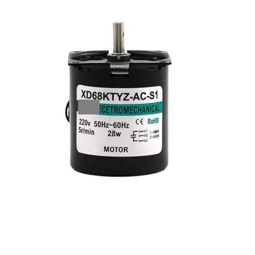 Moteur synchrone 68KTYZ AC 220V 28W 30 rpm à axe central