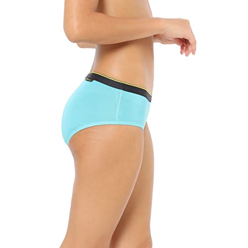 Image of Bummer Women's Modal Hipsters (Pack of 1) (HIAQ01L Aquamarine L)