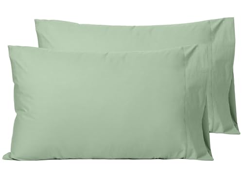 Sylvanora Egyptian Cotton Pillowcases 2 Pack 50x75cm Sage Green