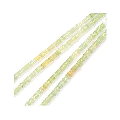 Perles Prehnite naturelle Heishi 6-7mm pour fabriquer vos bijoux d'ete bohemes chic