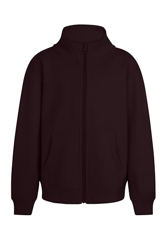 Sweat pour enfant bordeaux Cooper Kids veste zippée confortable en 5-6 ans